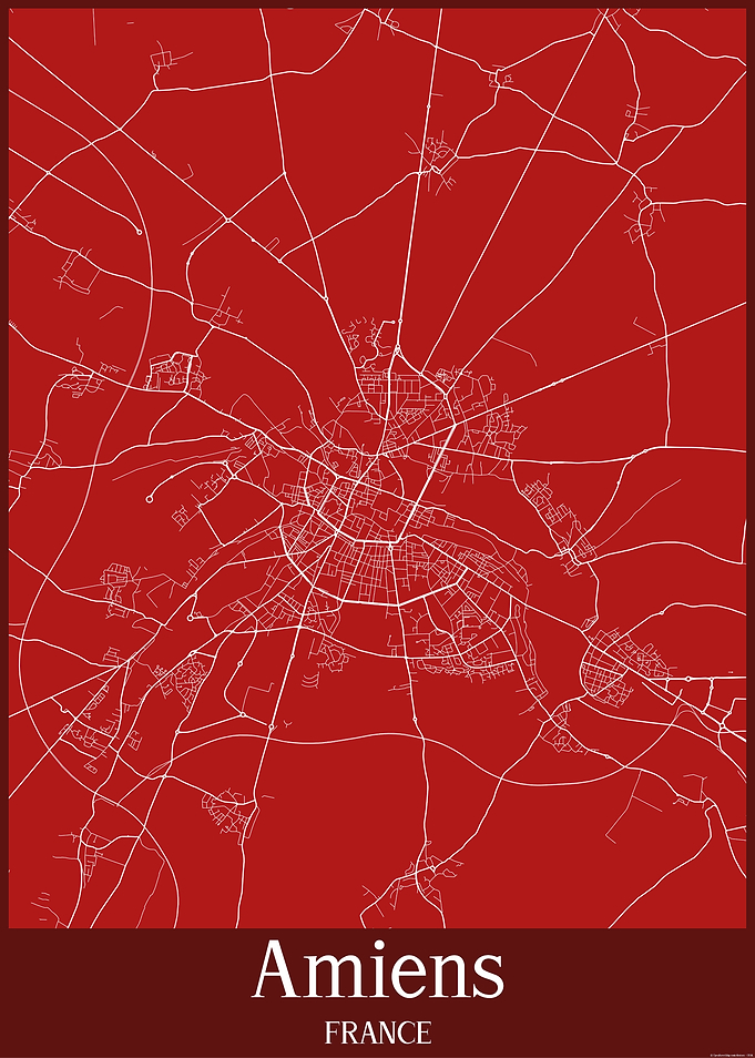 Amiens City Map