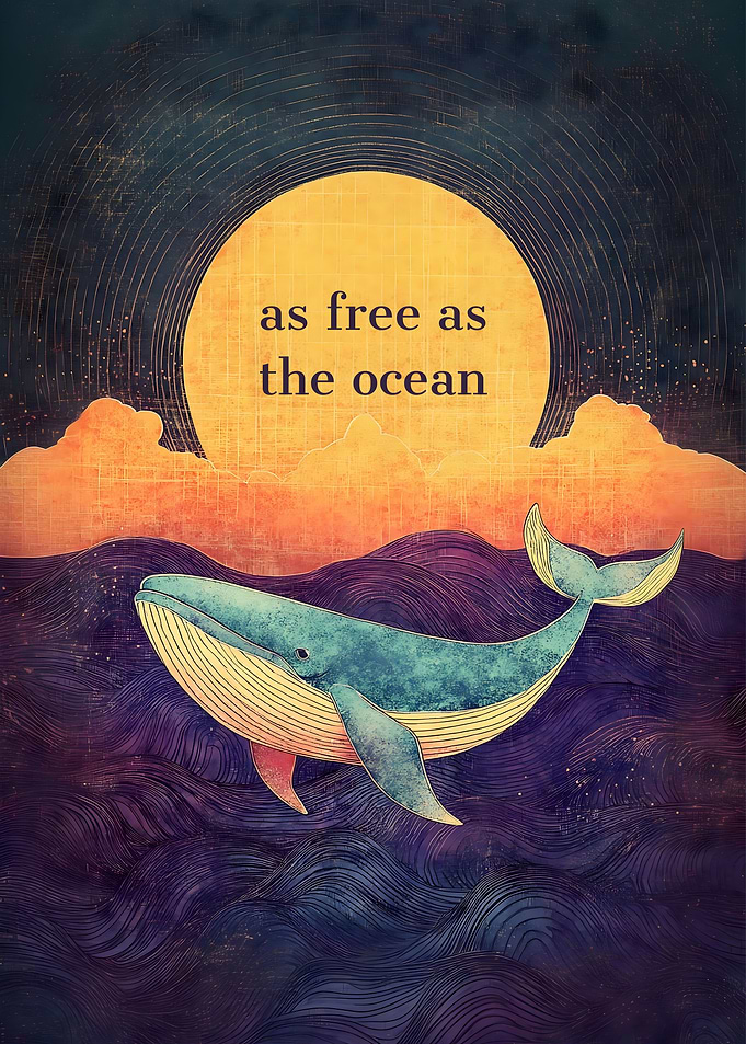 Whale And Sunset