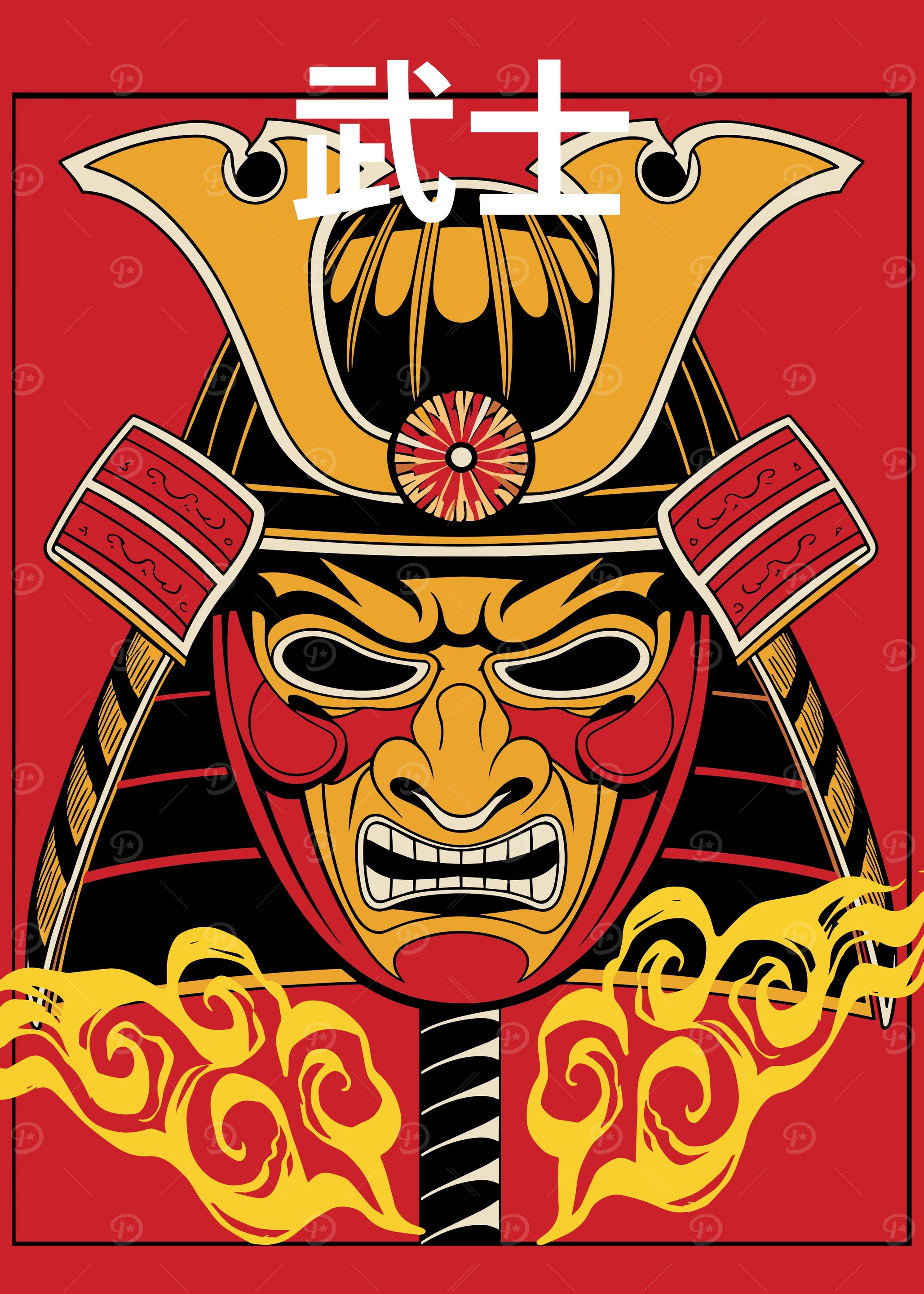Samurai Warrior Mask