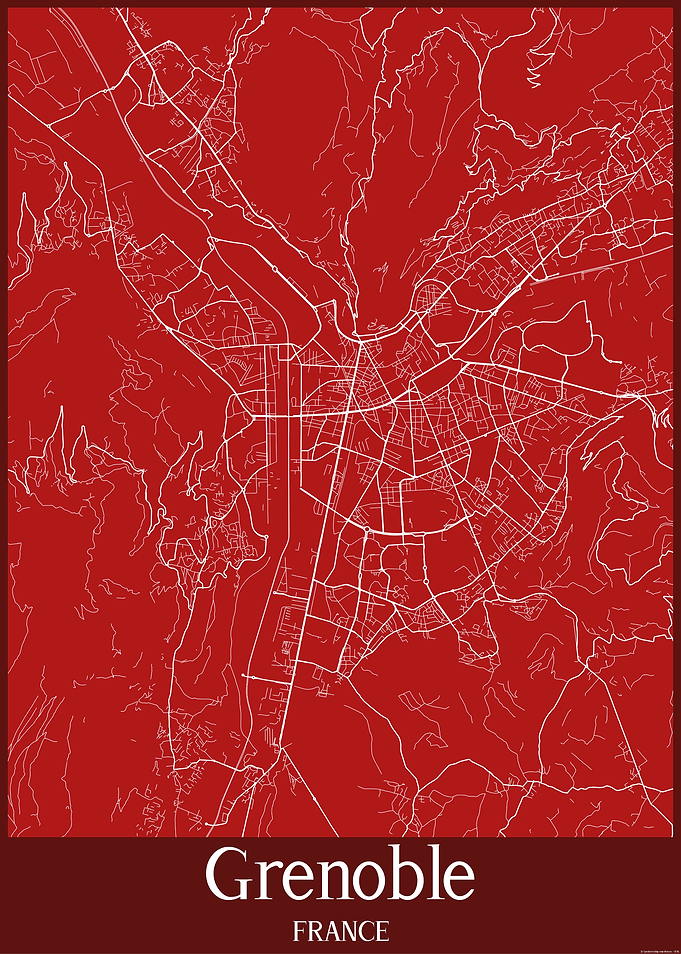 Grenoble City Map