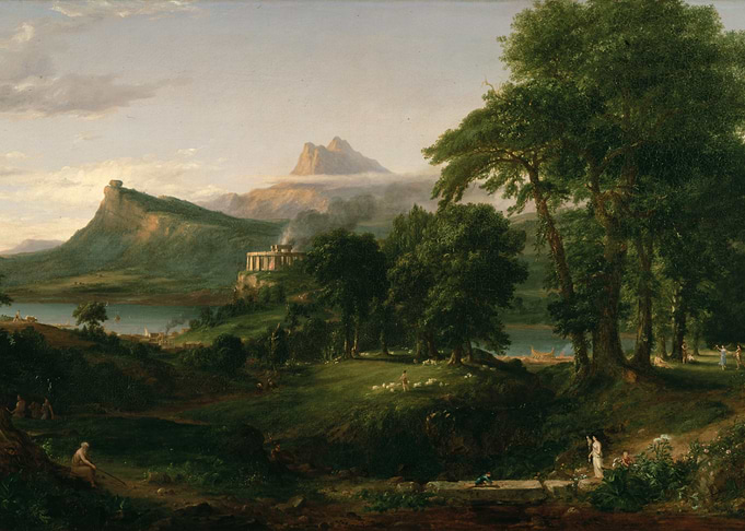 Romantic Landscape Painting