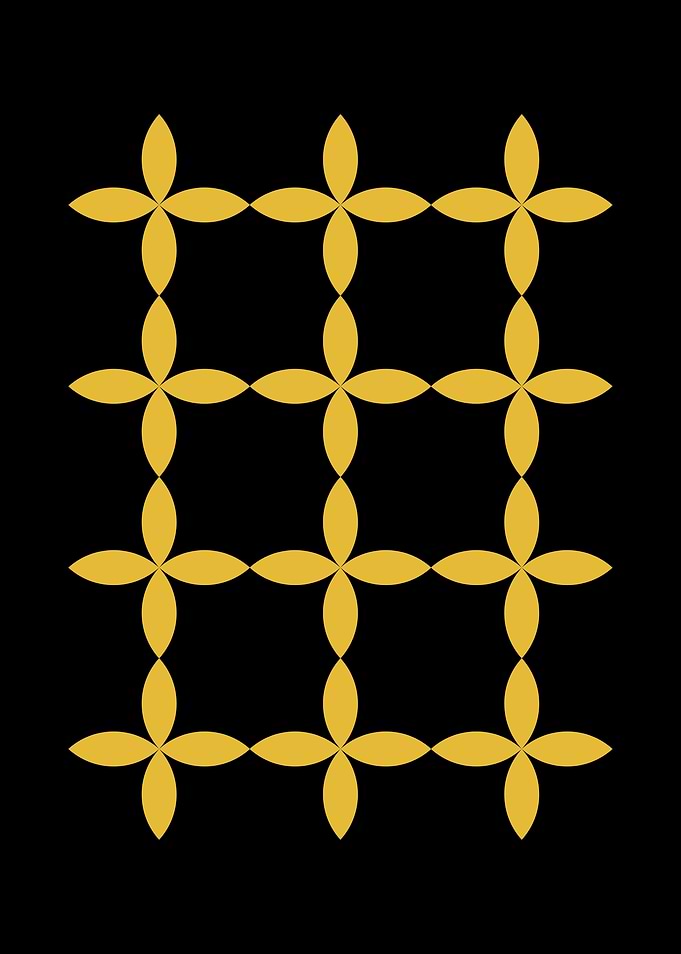 Gold Geometric Pattern