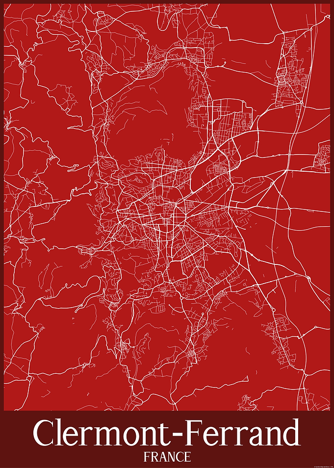 Clermont-Ferrand City Map