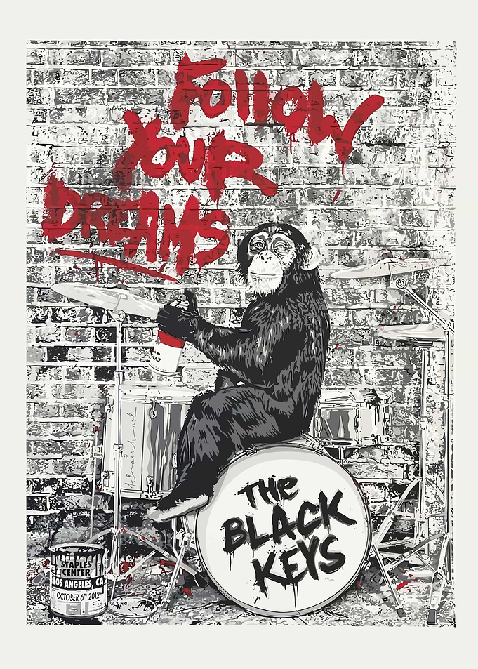The Black Keys Monkey Drummer