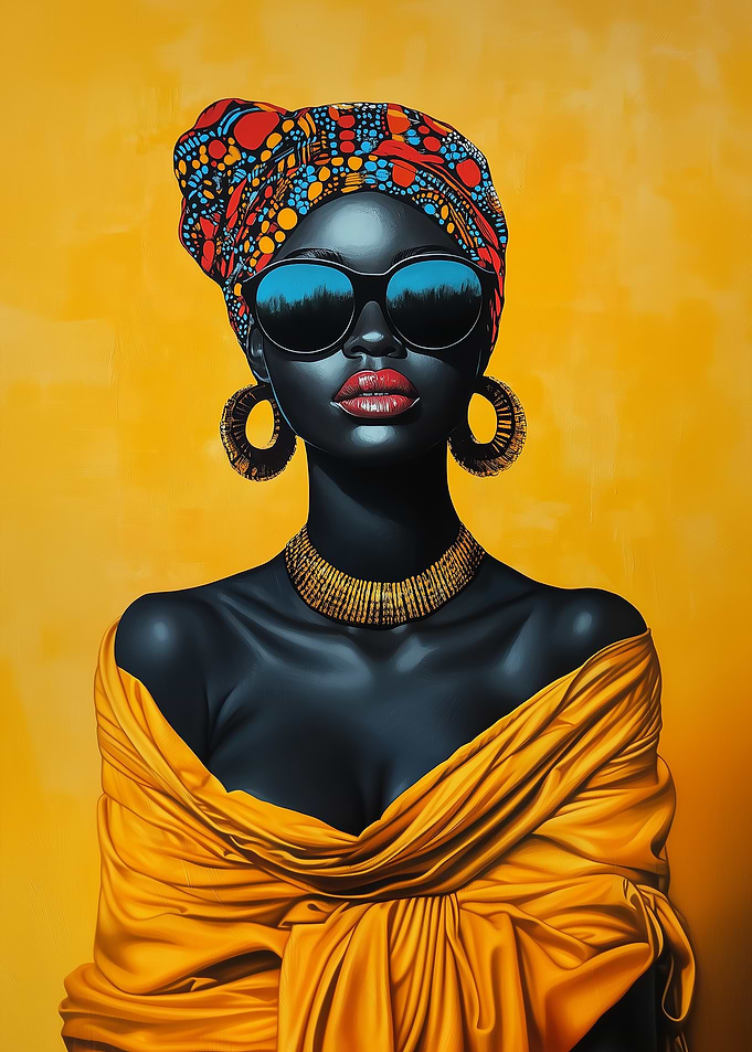 African Woman in Sunglasses