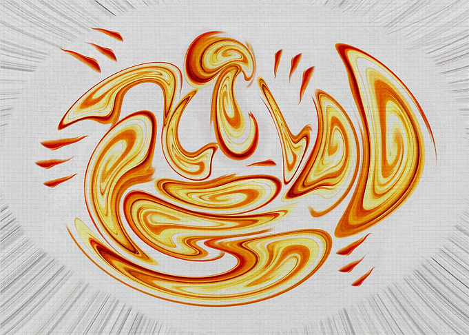 Abstract Swirling Art FR2