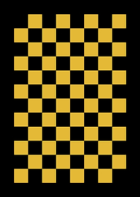 Gold and Black Checkerboard