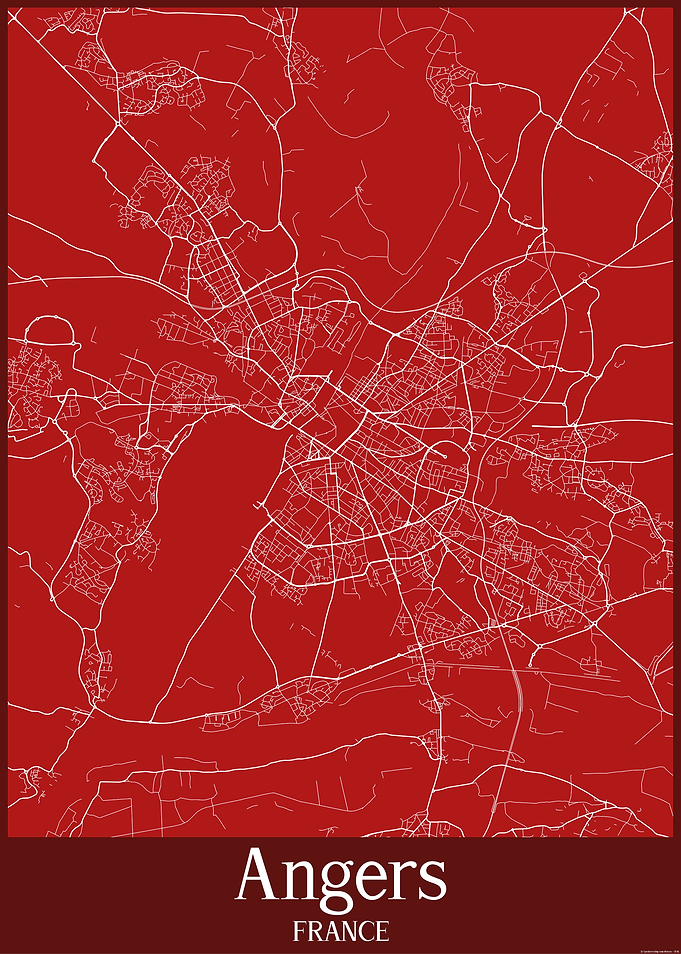 Angers City Map