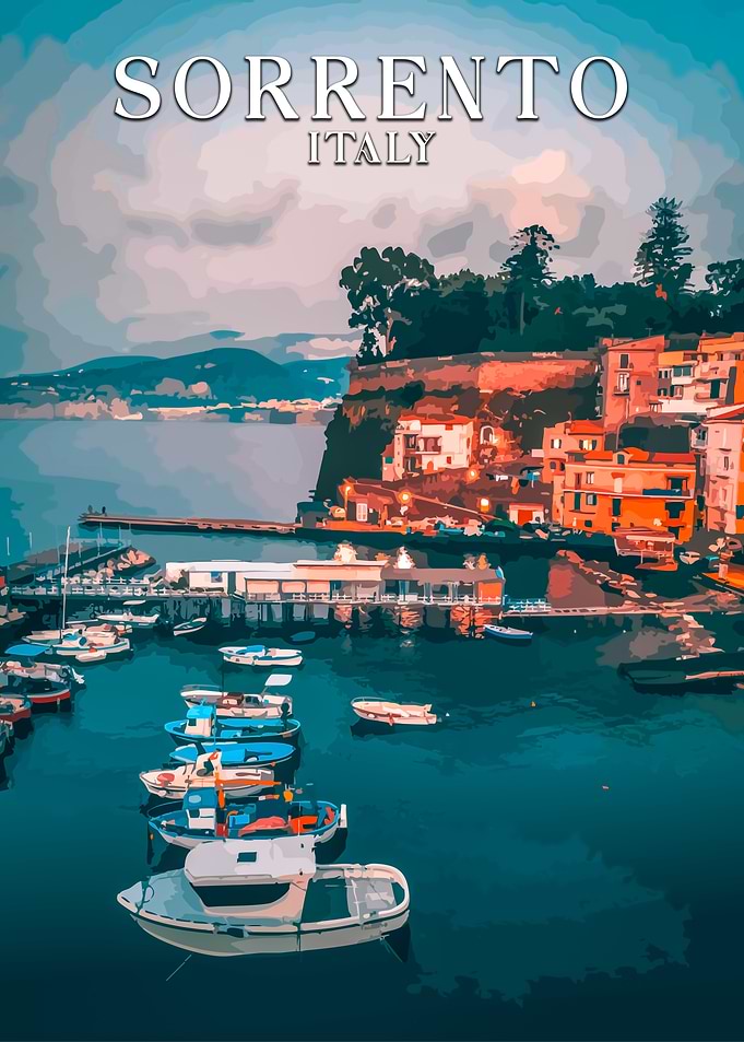 Sorrento Harbor Sunset