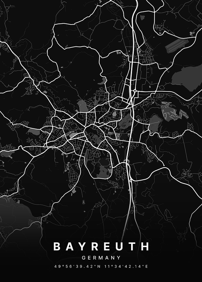 Bayreuth Germany City Map