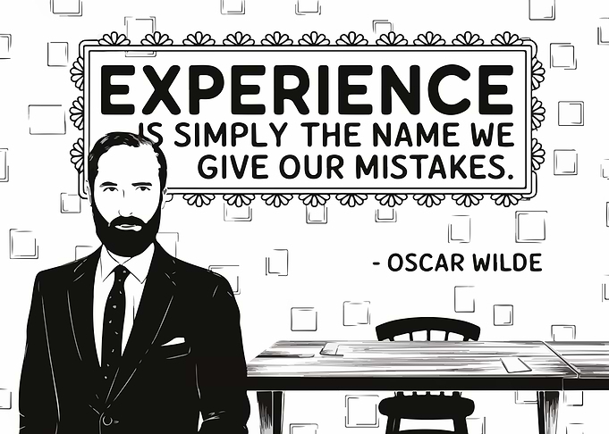 Oscar Wilde Quote Illustration