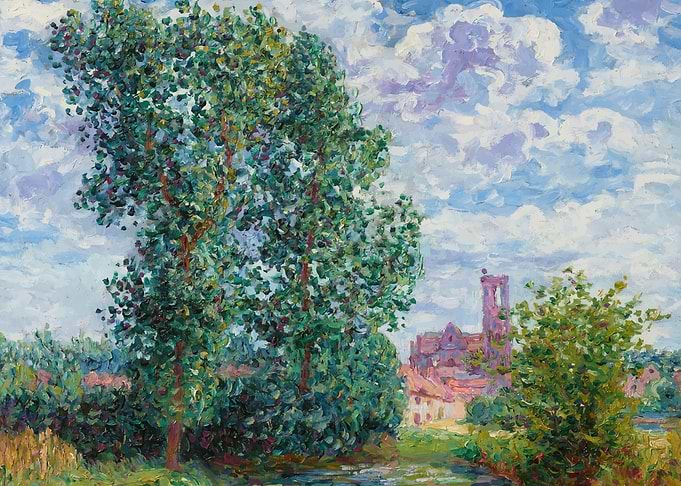 Effet de soleil par temps d’orage, Larchant (1908) Francis Picabia