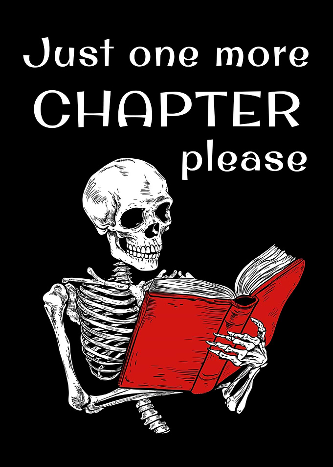 Skeleton Reading Book