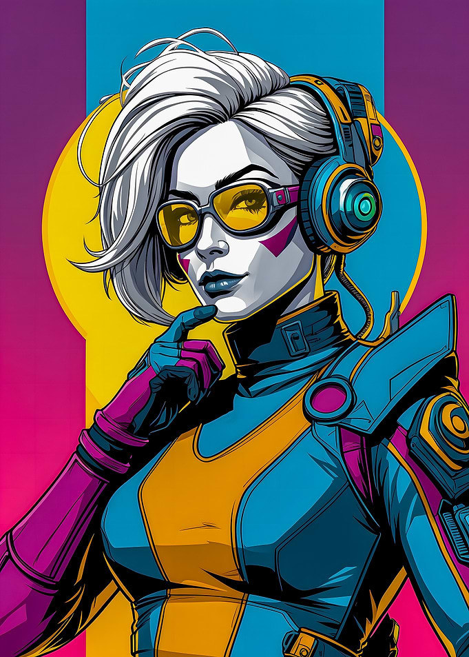 Cyberpunk Female Character