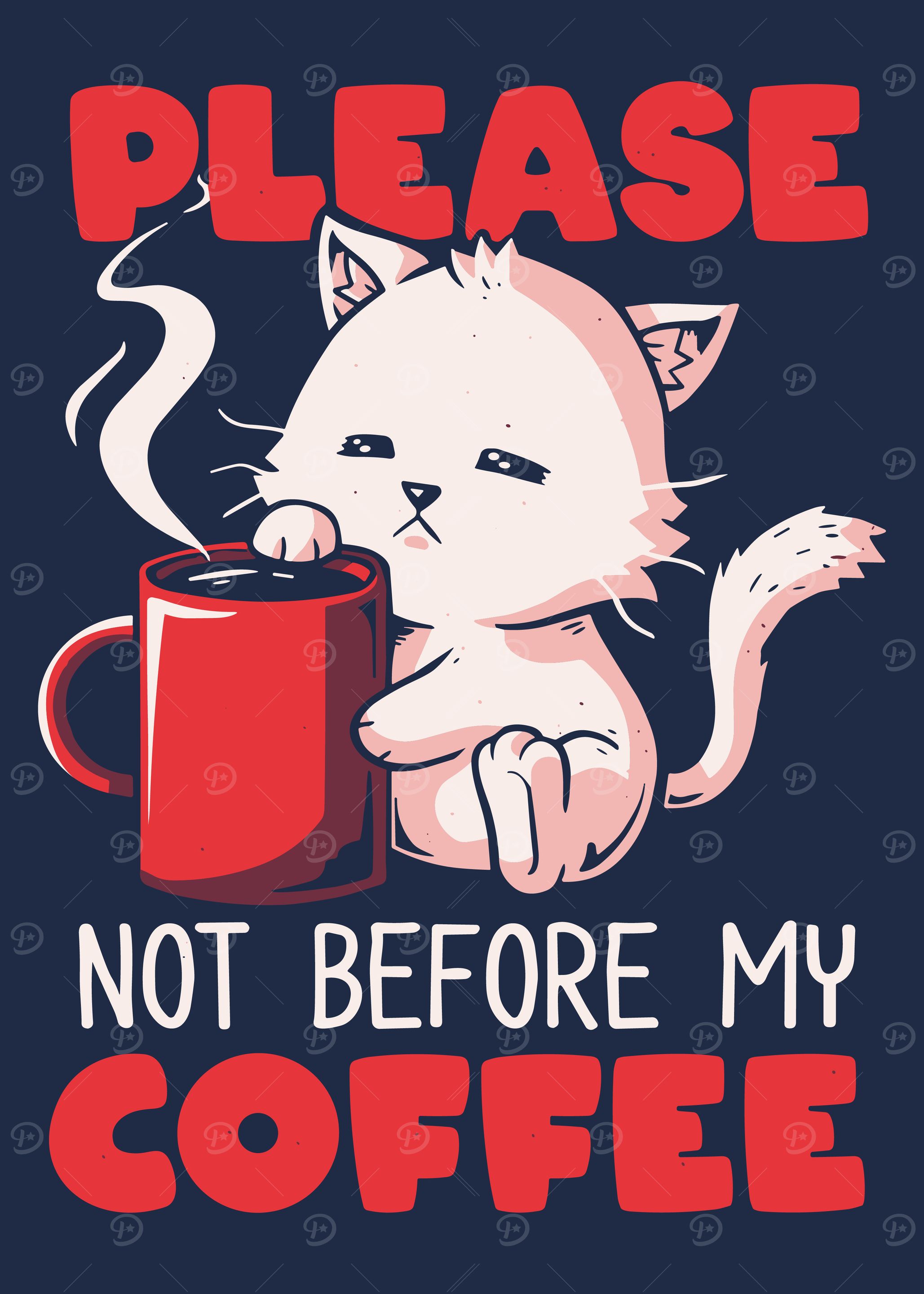 Cat Coffee Lover