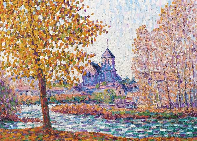L’église de Montigny, effet d’automne (1908) Francis Picabia