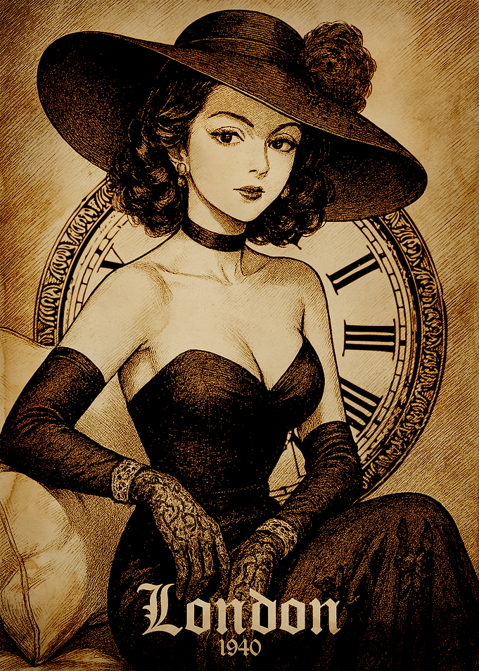 Vintage London Lady