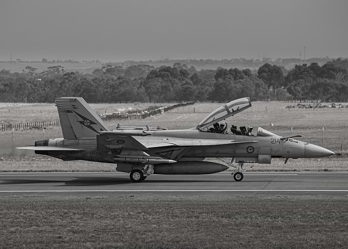 F/A-18 Hornet on Runway