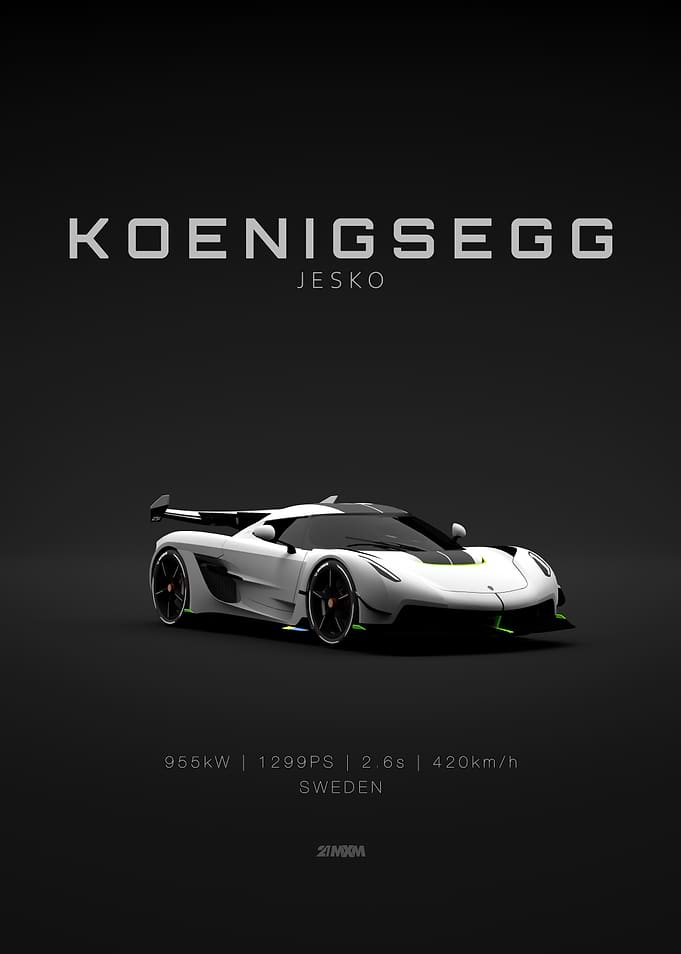 Koenigsegg Jesko White - Front - Specs