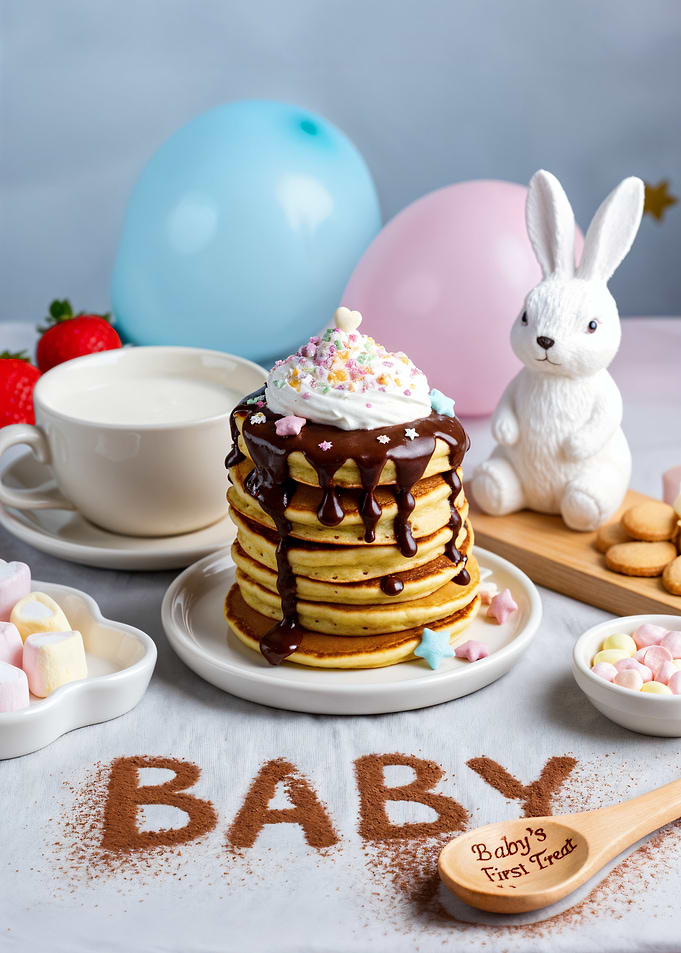 Baby's First Pancake Stack