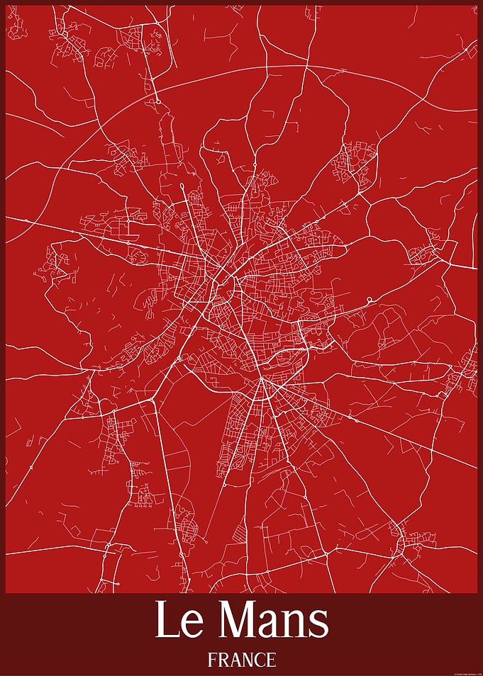 Le Mans City Map