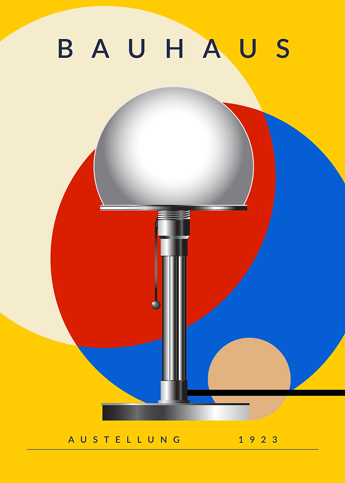 Bauhaus | Lamp Triptych 25R
