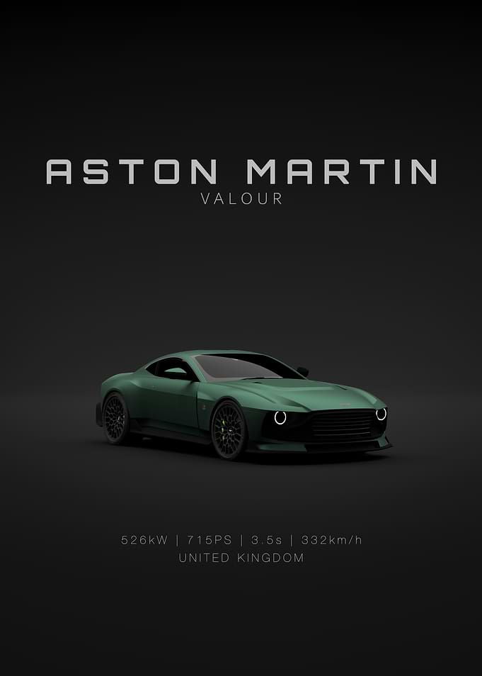 Aston Martin Valour 2024 - Front - Specs