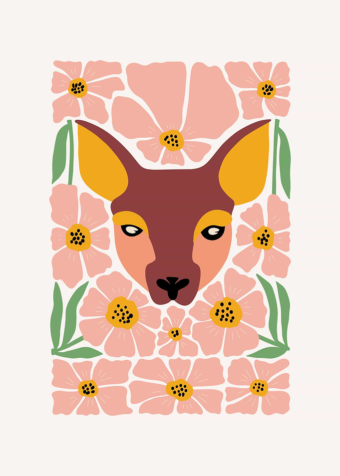 Deer in Flowers