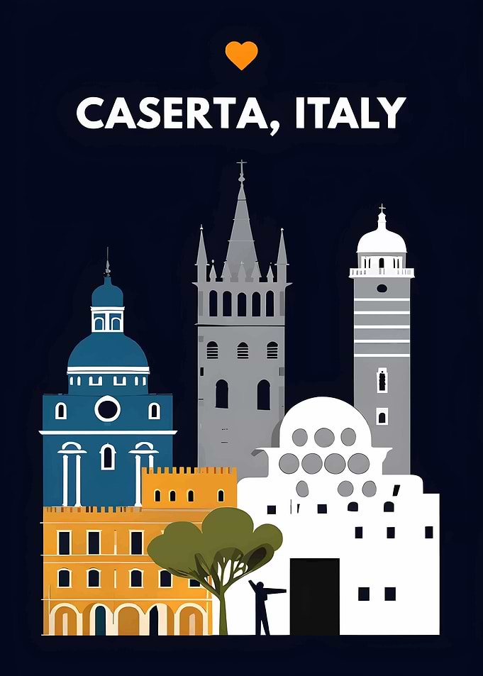 Caserta, Italy Skyline