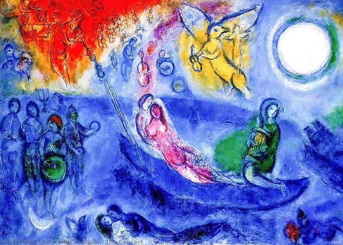 Marc Chagall The Concert