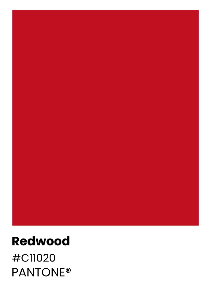 Pantone Color Chart - Redwood