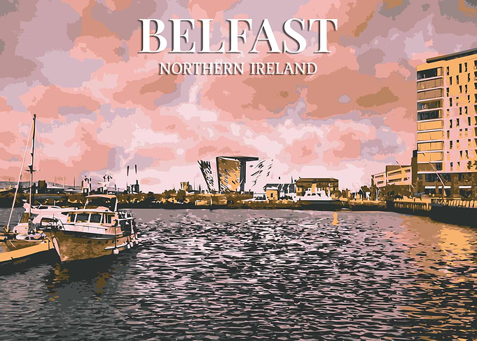 Belfast Harbor Sunset
