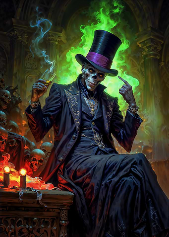 Baron Samedi in Top Hat