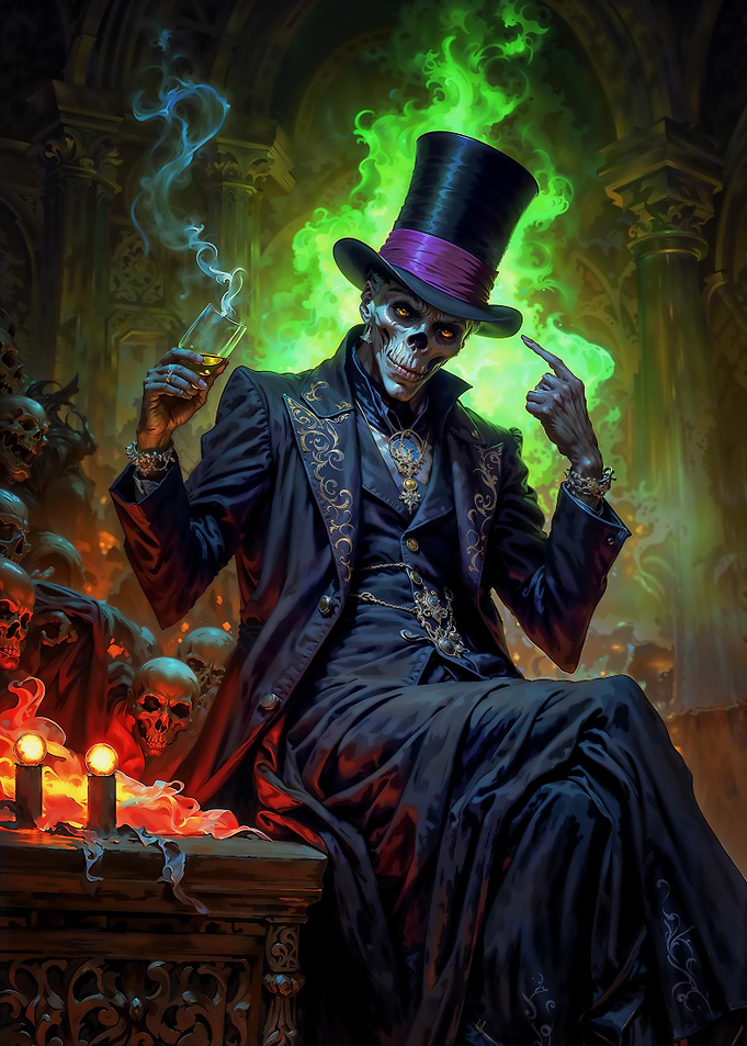 Baron Samedi in Top Hat