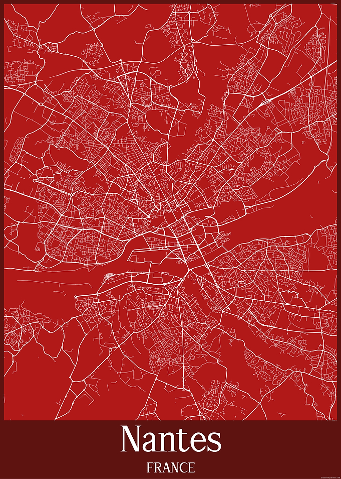 Nantes City Map