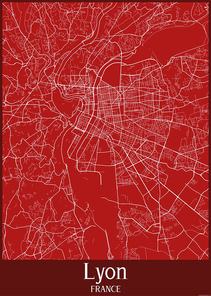 Lyon City Map