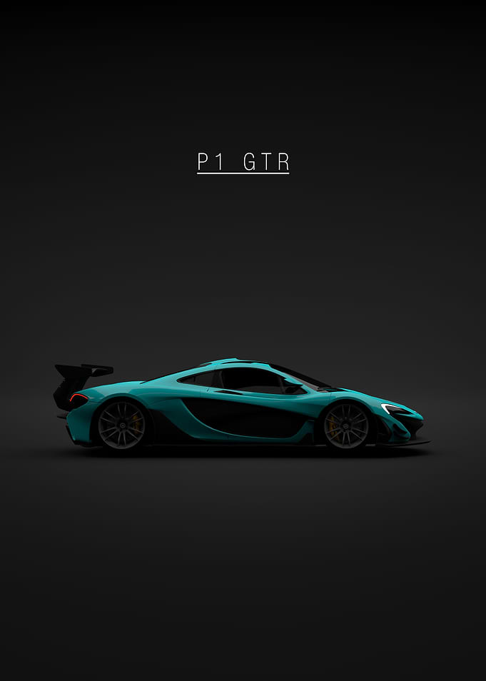 Cyan McLaren P1 GTR
