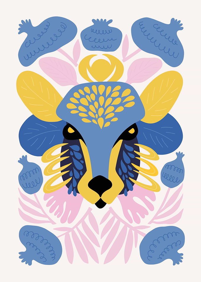 Abstract Animal Portrait