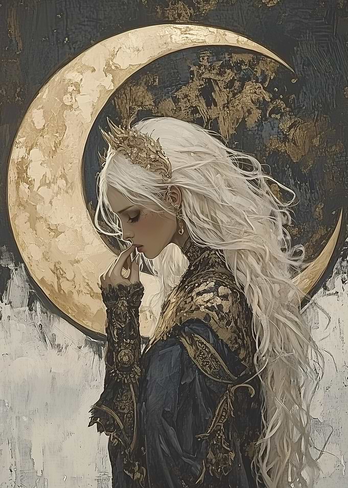Golden Moon Woman, Moon Goddess