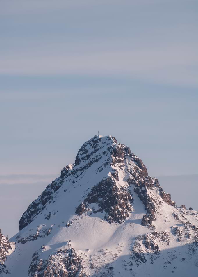 Snowy Mountain Peak