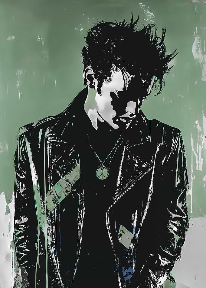 Man in Leather Jacket