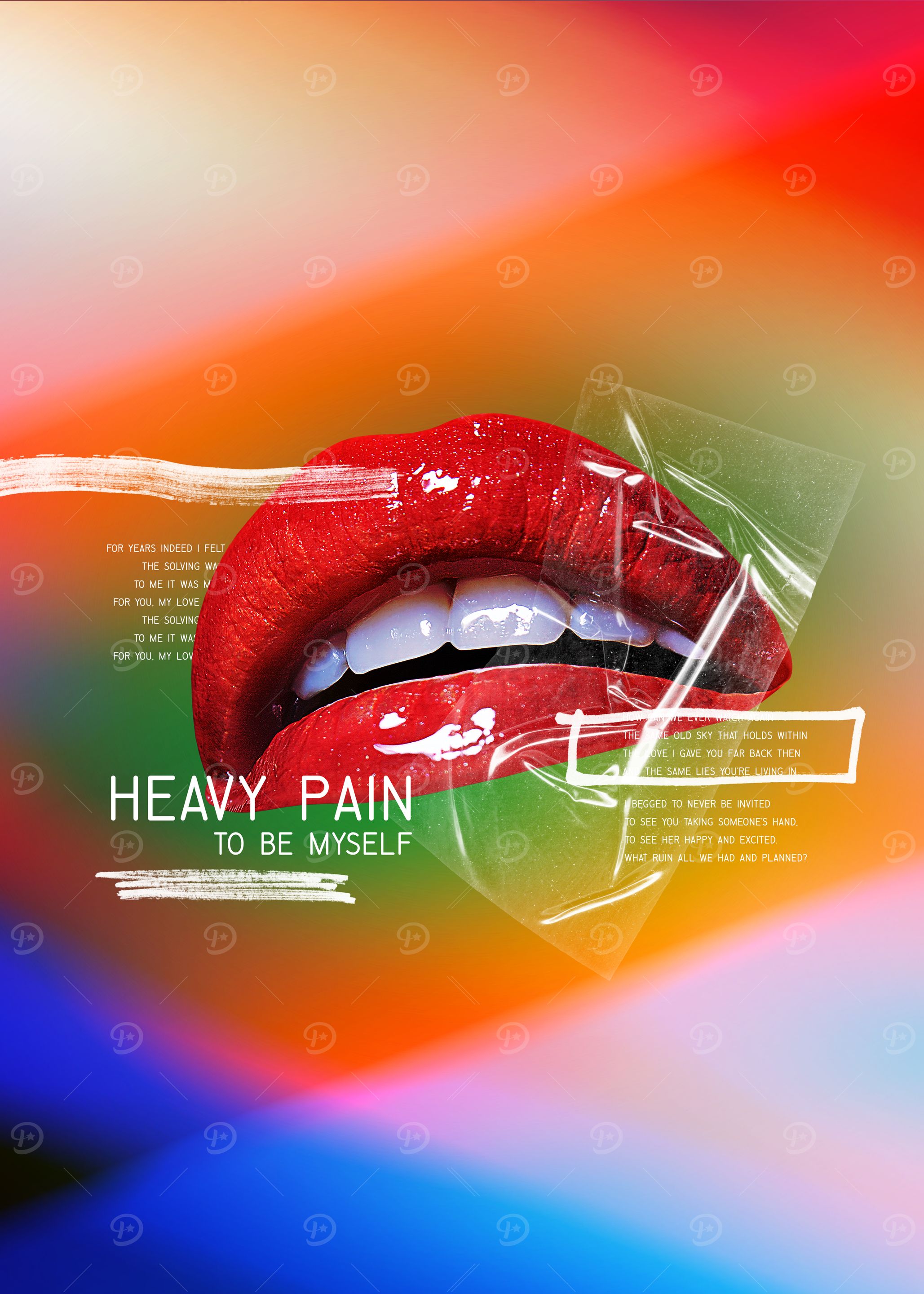 Red Lips Magazine - Colorful Art