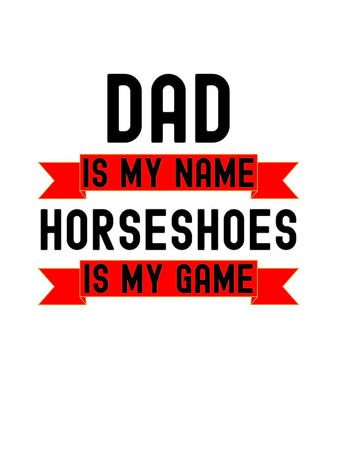 Dad's Horseshoe Game