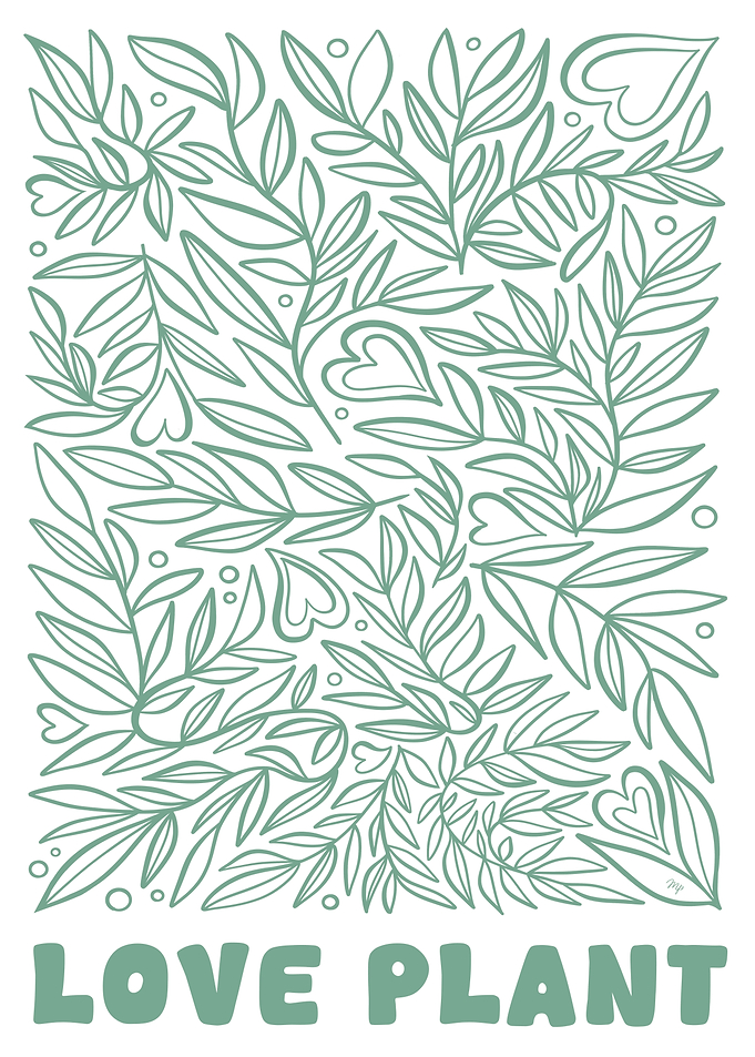 Green Love Plant