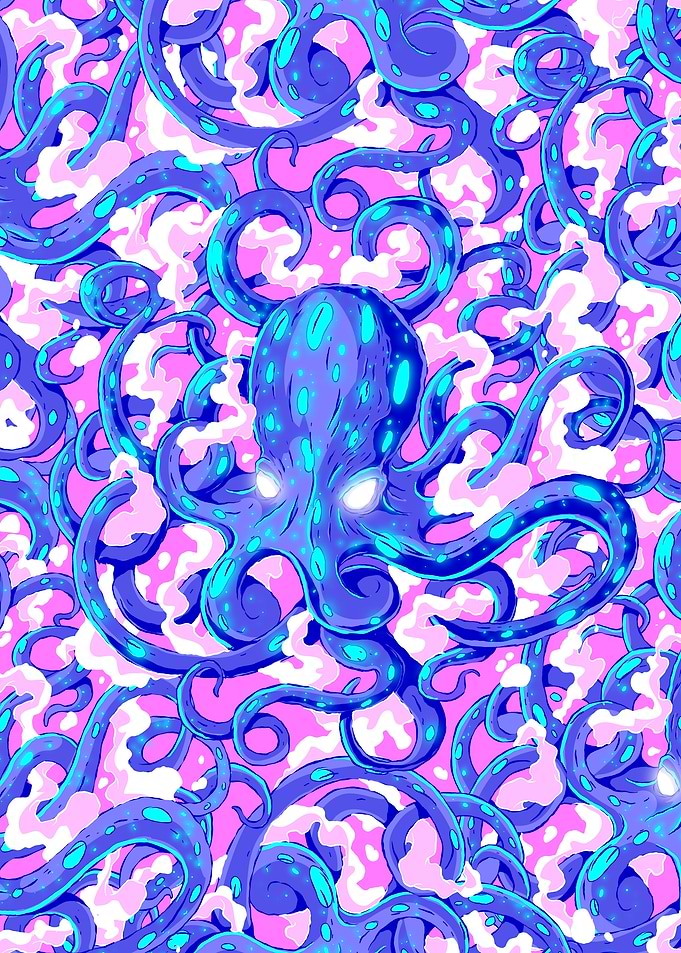 Glowing Octopus