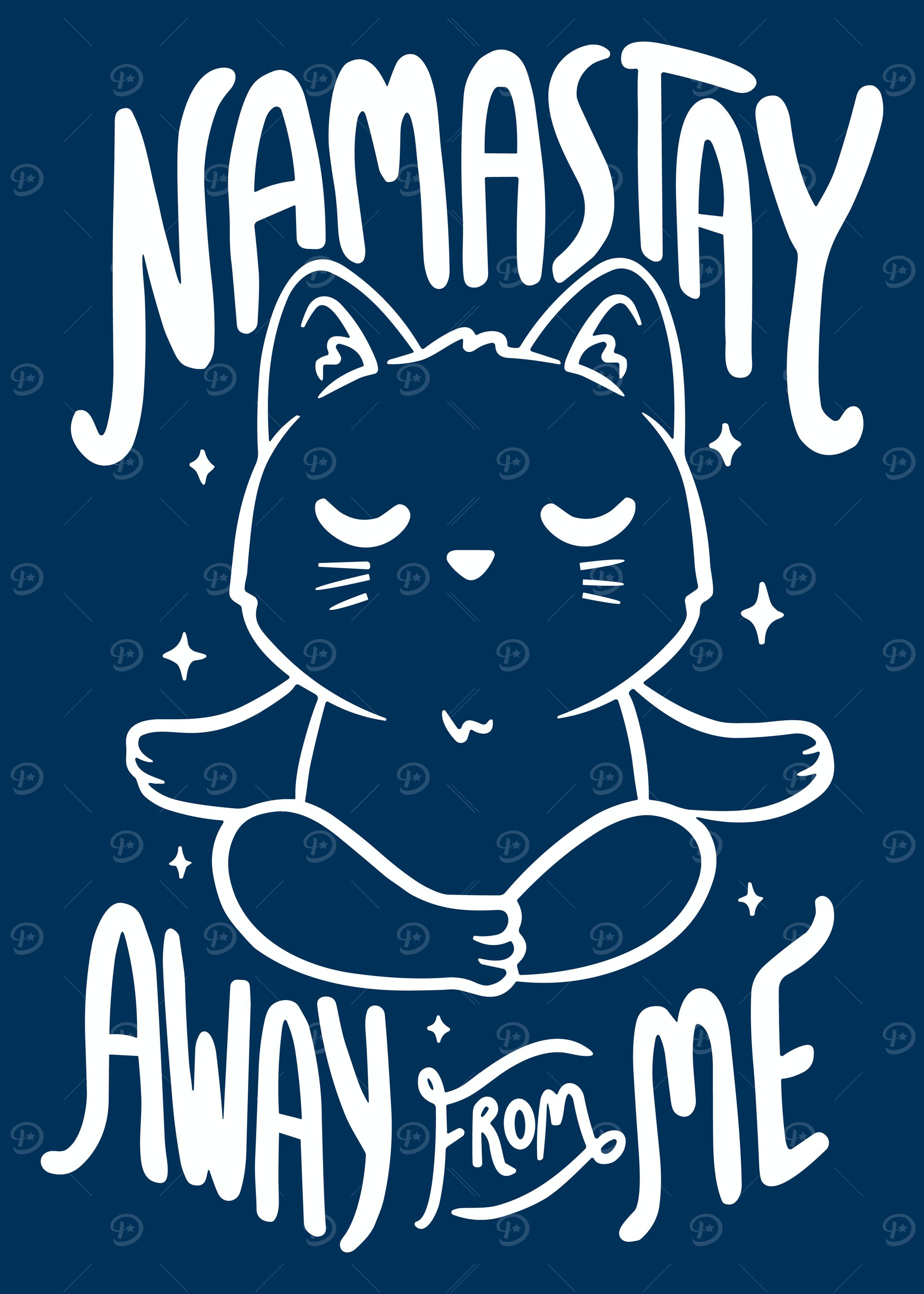Cat Yoga Namaste