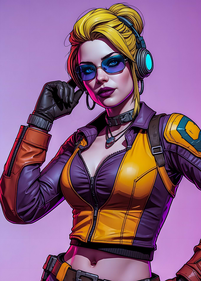 Cyberpunk Female Character