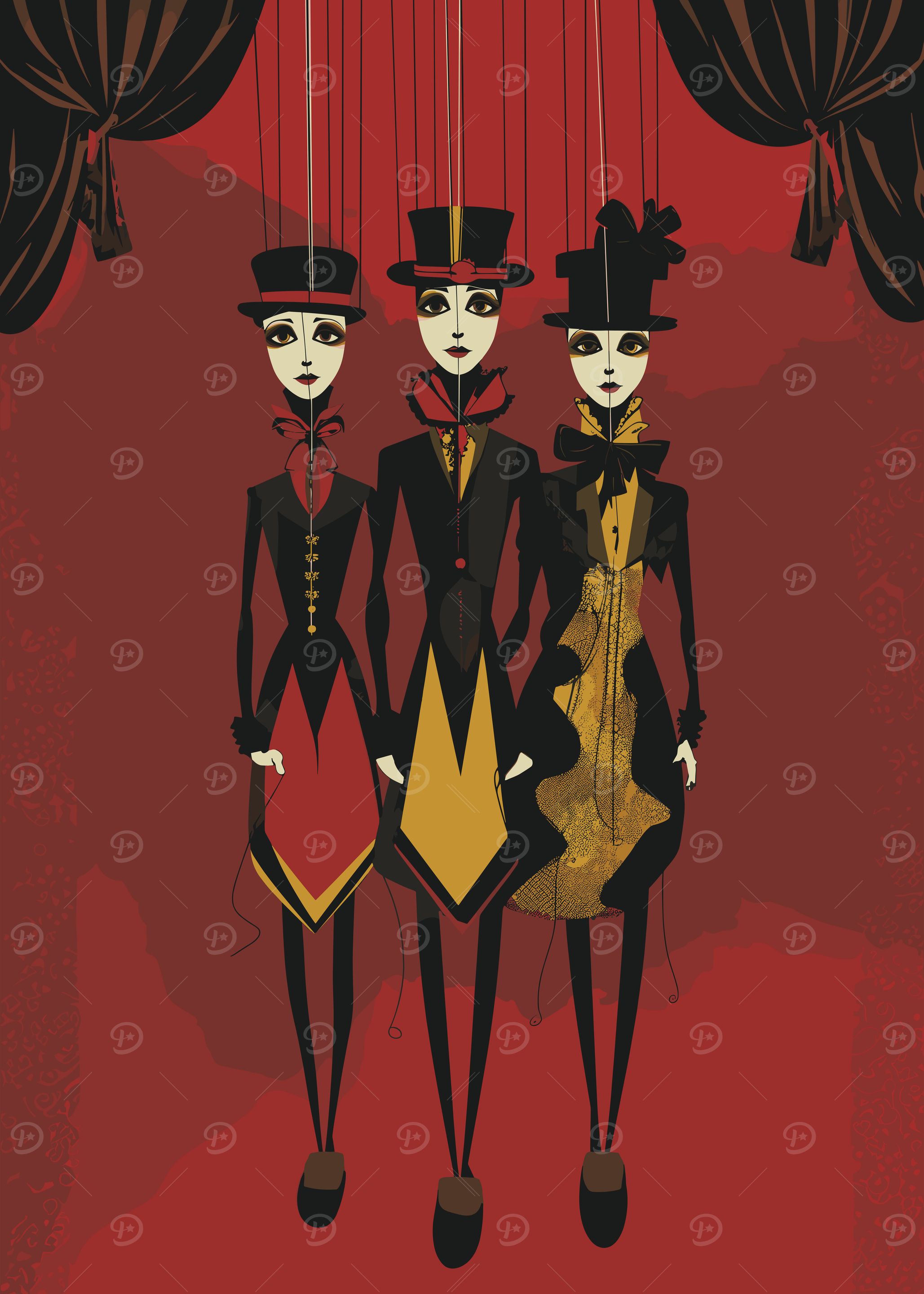 Puppet Show Poster