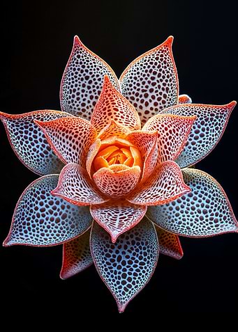 Spotted Succulent Flower