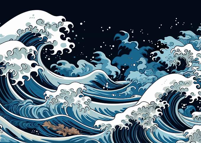 Japanese Wave Art